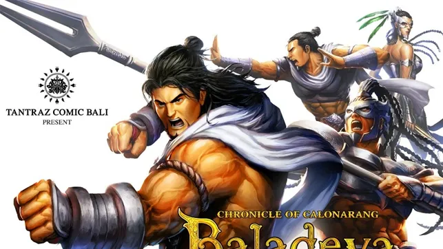 Tampilan website Tantraz Comics Bali